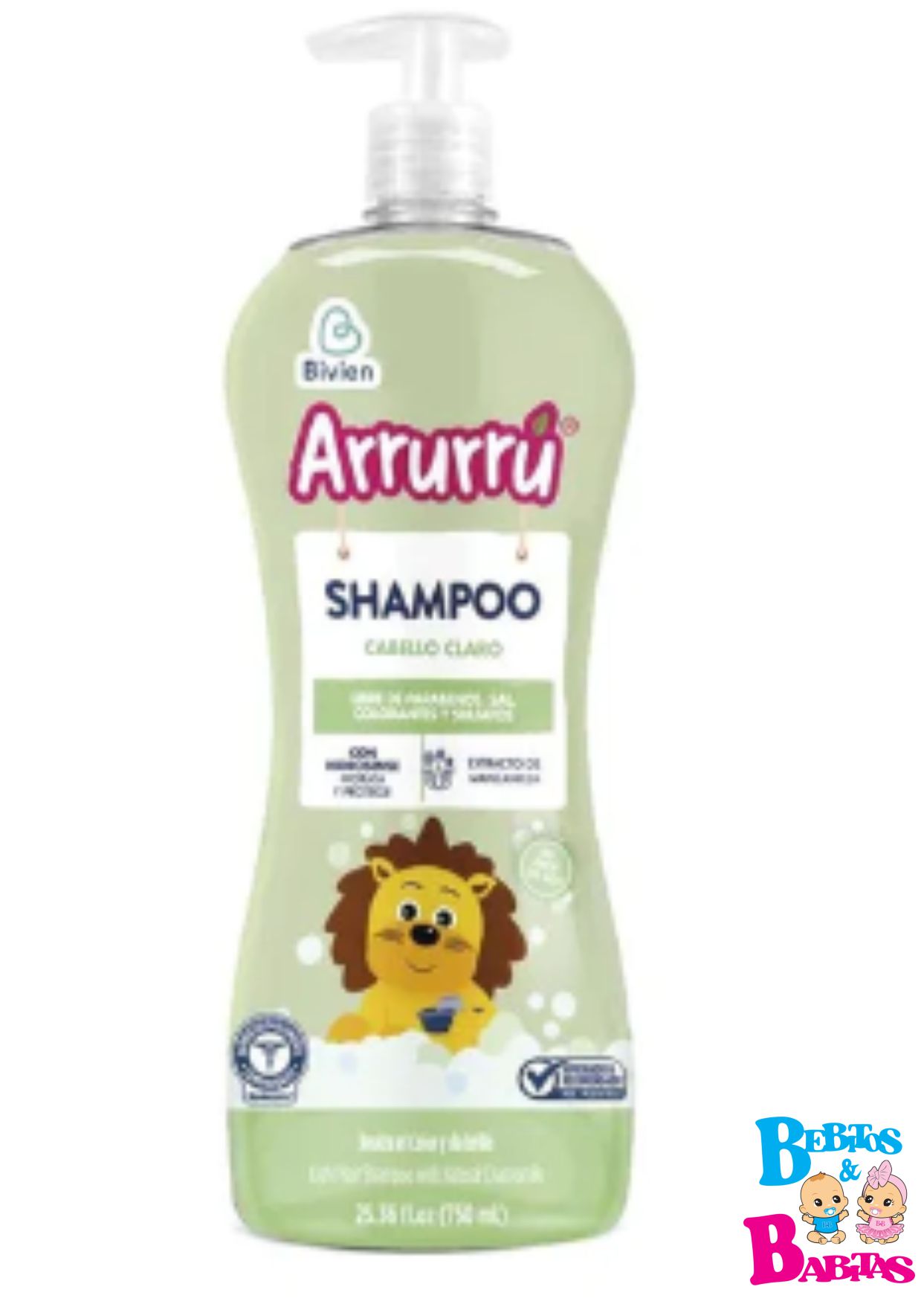 SHAMPOO ARRURRU x750ml MANZANILLA