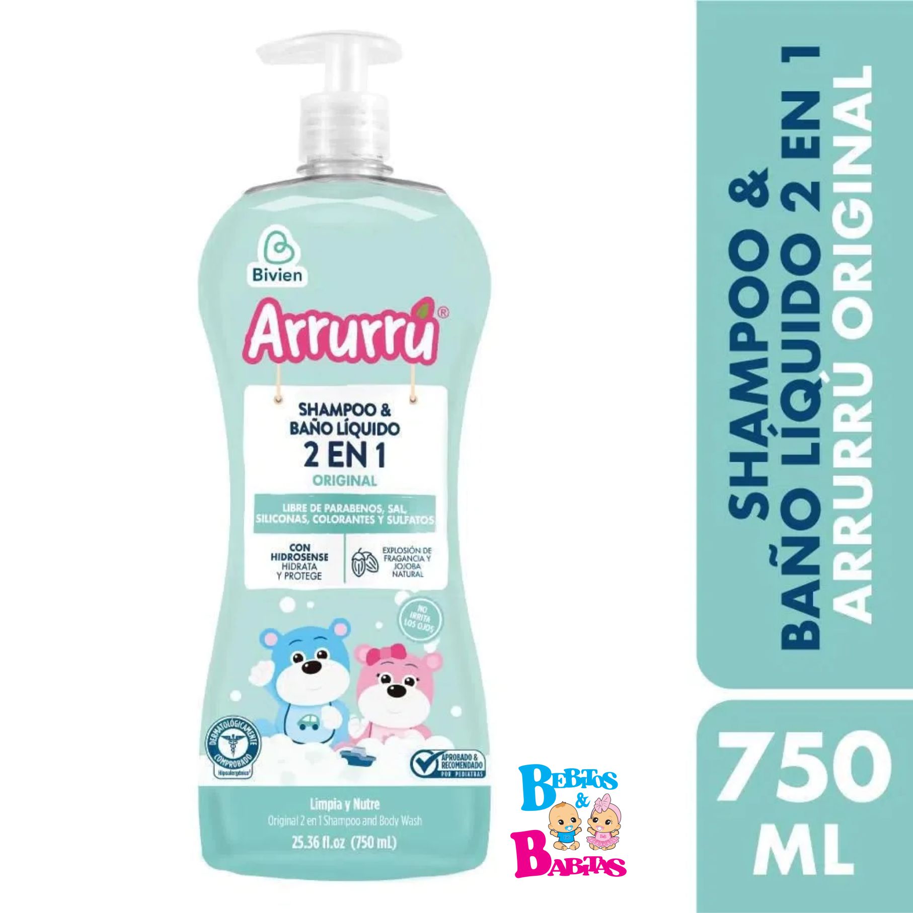 SHAMPOO ARRURRU x750g 2EN1 EXPLOSION