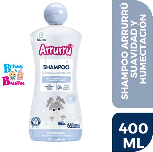 SHAMPOO ARRURRU x400g SUAVIDAD Y HUMECTACION