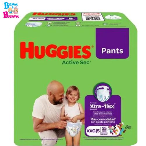 PAÑAL HUGGIES ACT PANTS 5/XXG x25 unds