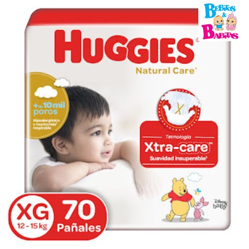 PAÑAL HUGGIES NAT 4XG x70 unds