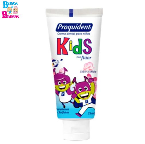 CREMA DENTAL PROQUIDENT KIDS CON FLUOR x75ml CHICLE