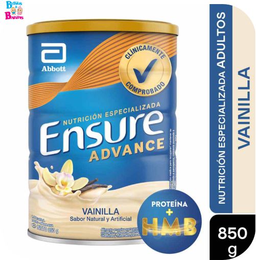 ENSURE ADVANCE VAINILLA x850g LECHE