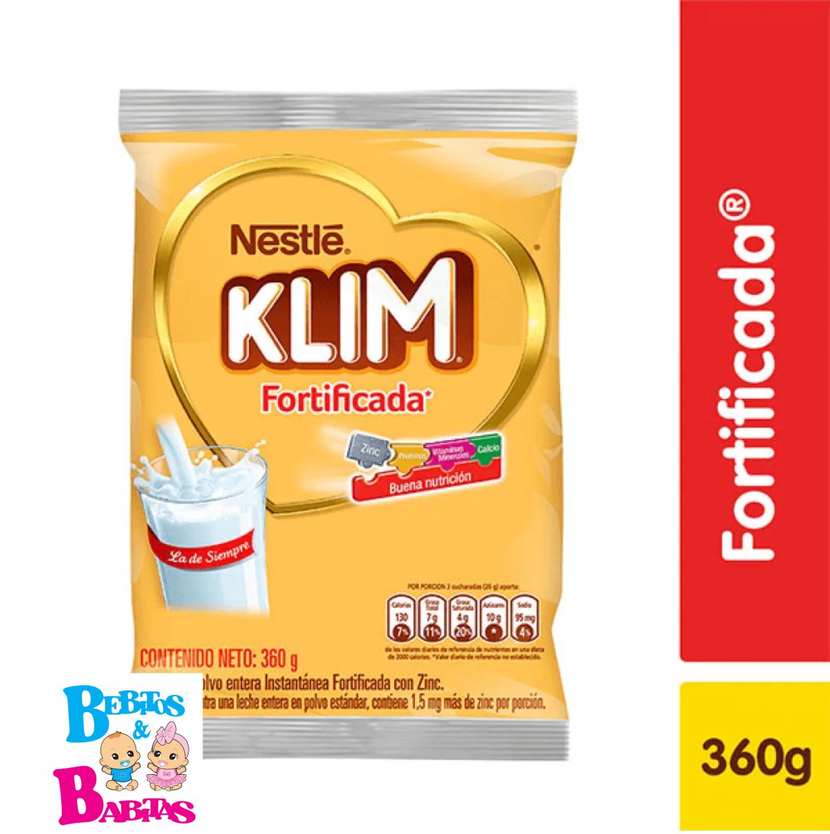 LECHE KLIM CLASICA FORTIFICADA x360g
