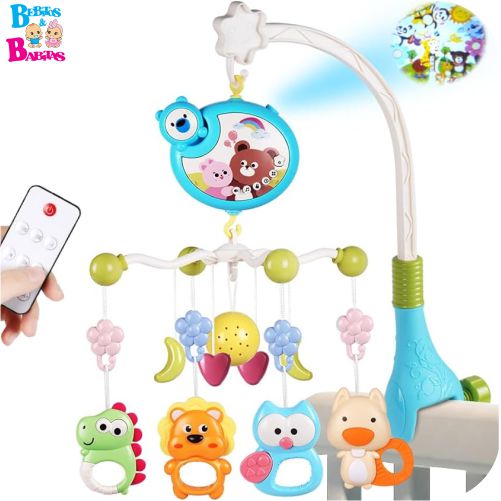 MOVIL MUSICAL CUNA OSO PROYECCION MIDULE AB-16