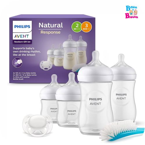 KIT AVENT TETERO TRANSPARENTE NATURAL RESPONSE SCD838/11