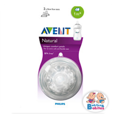 CHUPO AVENT NATURAL x2 LENTO 2 GOTAS SCF042/27