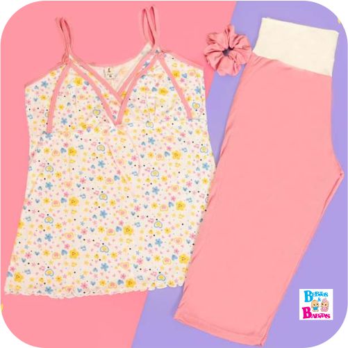 BATA MATERNA 2pz CON CAPRI FORBABYS 10628