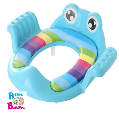 REDUCTOR DE BAÑO ACOLCHADO SAPO MANIJAS CORCHITO