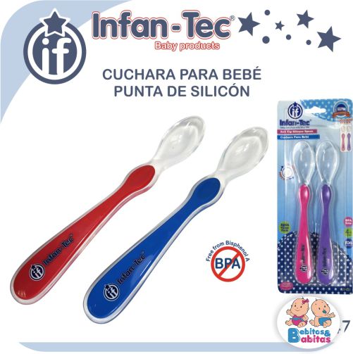 CUCHARA SILICONA INFANTEC x2 BIP1447