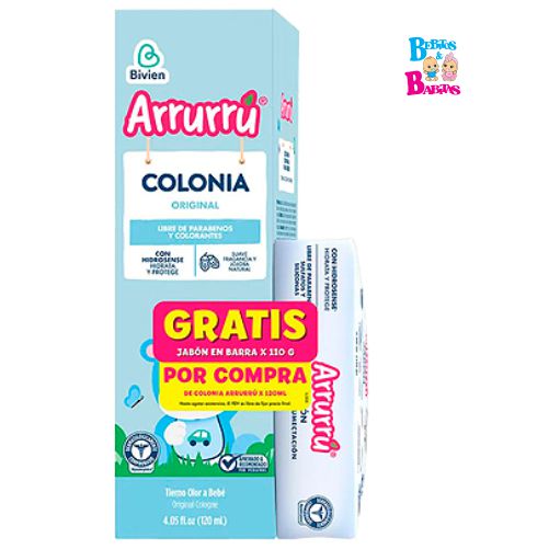 COLONIA ARRURRU x120g AZUL CON JABON