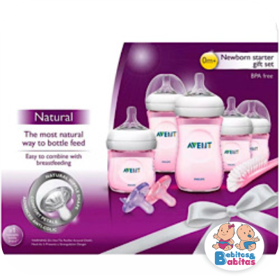 KIT AVENT TETERO ROSADO SCF301/03