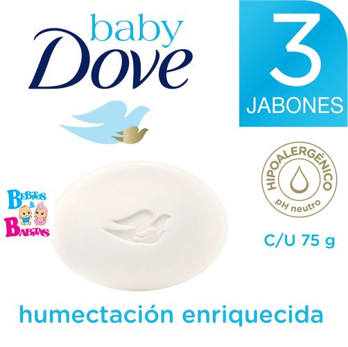 JABON DOVE BABY 3x75 ENRIQUECIDO