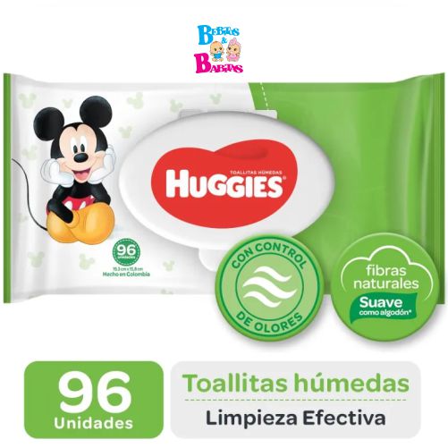 TOALLITAS HUGGIES ACTIVE x96 unds