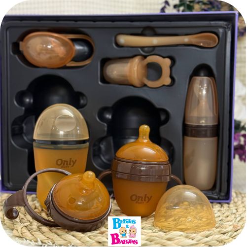 KIT DE BIBERONES ONLY AMARILLOS FINOS KA12