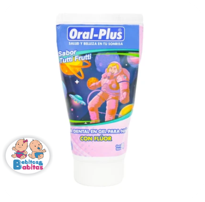 CREMA DE DIENTES ORAL PLUS 50gr NIÑA