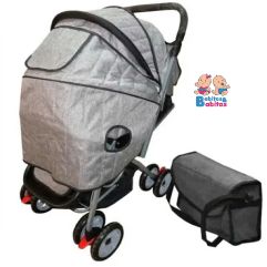 COCHE JM BEBESITOS CON PAÑALERA  ROPON