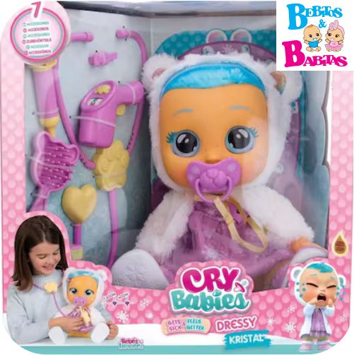 MUÑECA LLORONA OSITO CON ACCESORIOS MAYO N4624