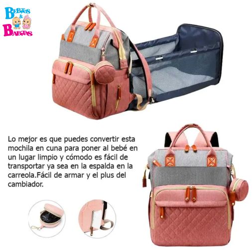 PAÑALERA MORRAL SHARE CUNA CAMBIADOR