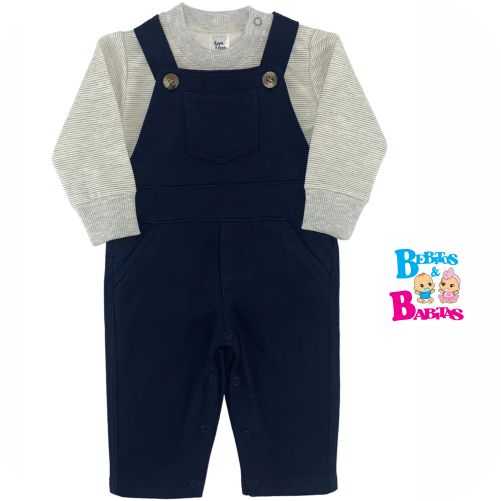 OVEROL RAYAS Y PINTAS ALGODON UNISEX 312