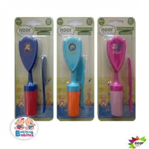 CEPILLO CON PEINE NOOR NRS1147