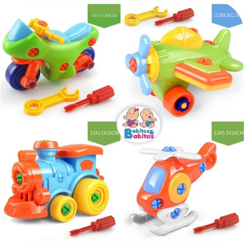 SET ARMABLE VEHICULOS Y HELICOPTERO DIY