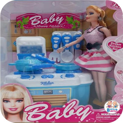 SET MUÑECA BABY KITCHEN PRISCILA N1122
