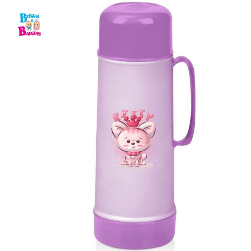 TERMO DKASA 1lt ROSADO DECORADO