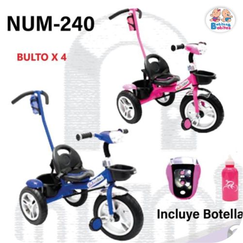 TRICICLO PASESDOR CON BOTELLA NUNI