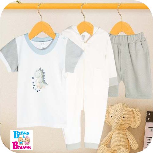 SET PIJAMA CON GORRO CAMISETA FORBABYS 11273