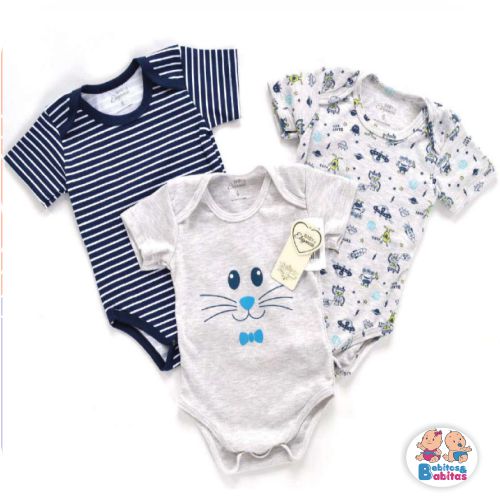 BODY ESTAMPADO x3 LUNA CRUZADO LOFMI 