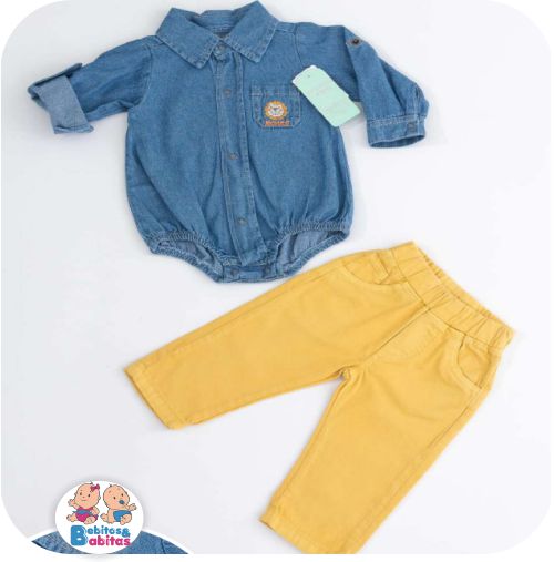 CONJUNTO FASHIONKIDS BODY JEAN 3703