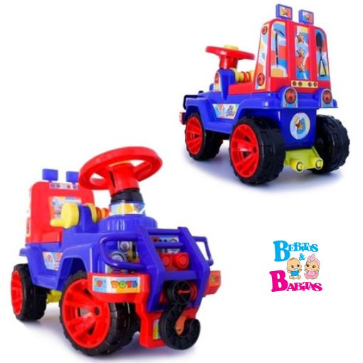 CARRO MONTABLE JEEP CUERDA CPF930