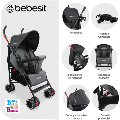 COCHE PASEADOR BUGGY BEBESIT 102AG
