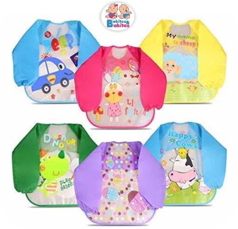 DELANTAL ANTIFLUIDO CON MANGA BABYFRIENDS