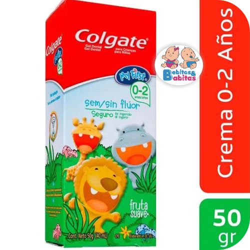 CREMA DE DIENTES COLGATE SIN FLUOR 50gr