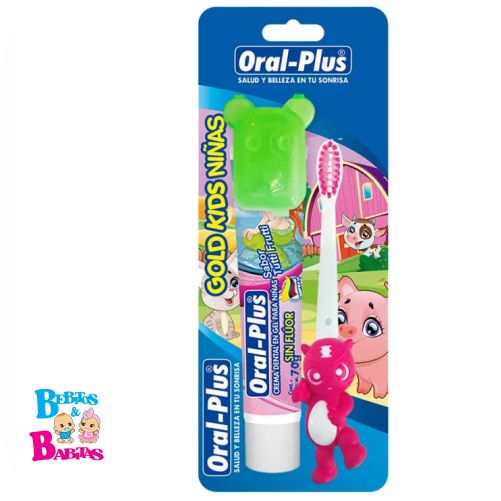 SET DENTAL NIÑA ORAL PLUS CON PROTECTOR