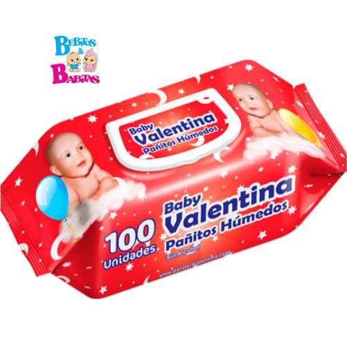PAÑITOS VALENTINA x100 unds