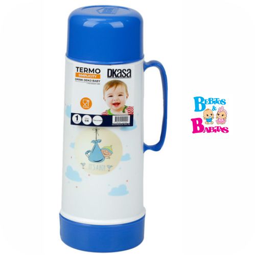 TERMO DKASA BEBE AZUL 1lt