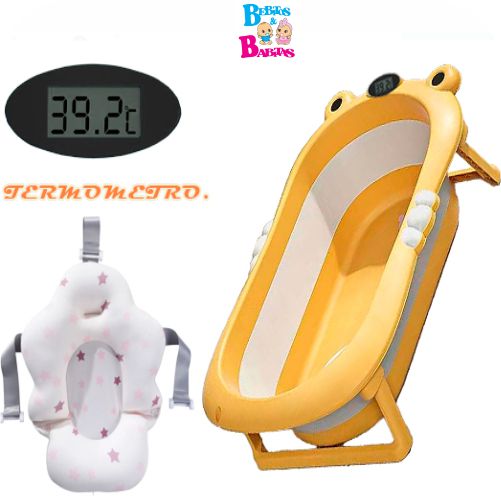 BAÑERA VALENTINA TERMOMETRO Y ESPUMA D0103