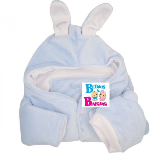 SLEEPING RAYAS Y PINTAS CONEJO CON GORRO TERMICO 050