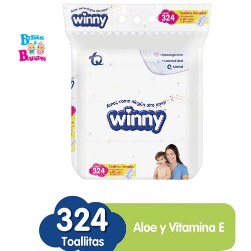 TOALLITAS WINNY ALOE x324 unds