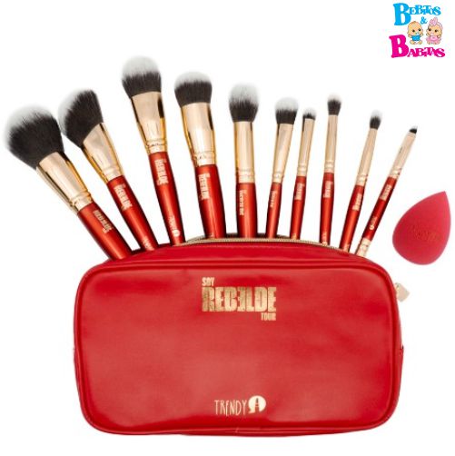 KIT DE BROCHAS ROJAS x10 TRENDY