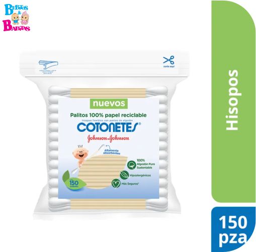 COPITOS JOHNSON COTONETES x150 UND RECICLABLES