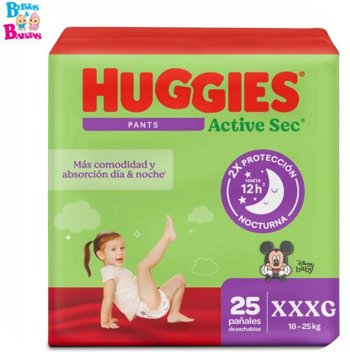 PAÑAL HUGGIES ACT PANTS 6/XXXG x25 unds