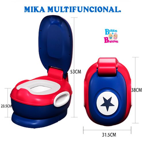 MIKA CAPITAN CON REDUCTOR ACOLCHADO C2001