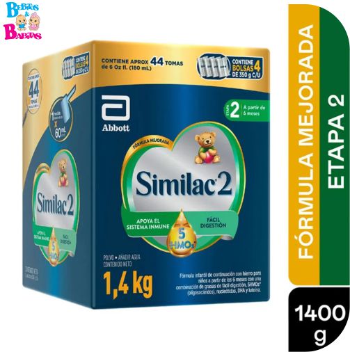 LECHE SIMILAC 2 x1400g CAJA AZUL