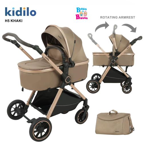 COCHE MOISES KIDILO REVERSIBLE CUBREPIES PAÑALERA H5
