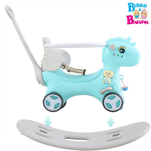 CABALLO MECEDORA CON GUIADOR MBG4