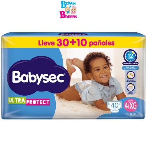 PAÑAL BABYSEC 4/XG x40 unds